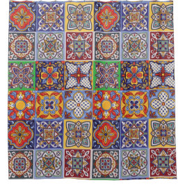 Talavera Design-1 Shower Curtain