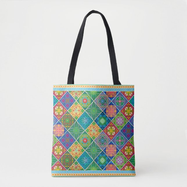 Talavera Design-2 Tote Tygkasse (Framsida)