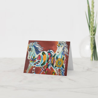 Talavera hästar Notecard Kort