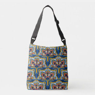 Talavera Indian Mosaic: Ceramic Seamless. Axelväska