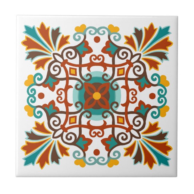 Talavera-kakel Kakelplatta (Framsidan)