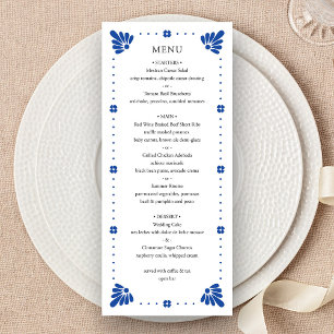 Talavera Mexican Bröllop Menu Program