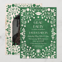 Talavera Mexican Green Beige Graduation Photo
