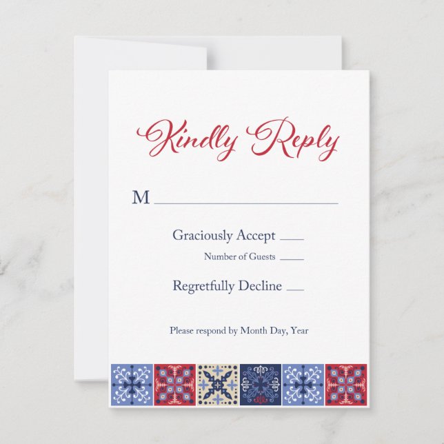 Talavera Mexican Tile OSA kort (Framsida)