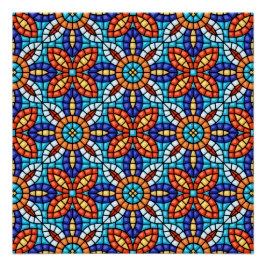 Talavera Mosaic Tile Poster Perfect Poster