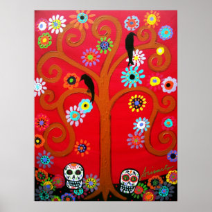 talavera skalle DIAMETER DE LOS MUERTOS Poster
