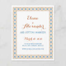 Talavera spansk kakel Spara datumet