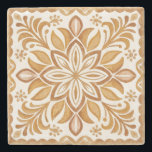 Talavera terracotta vintage Mexikos bröllopsfavöre Stenunderlägg<br><div class="desc">Terracotta bruna portugisiska Talavera-plattor vintage Mexikos bröllop gynnar talavera marble stone underlägg Mediterranean ornate Talavera tile mönster stone underlägg bröllop tabellware Hacienda stil bröllopet gynnar sten underlägg</div>