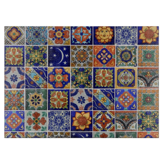 Talavera Tile Image Southwest Stil Charcuterie (Framsidan)