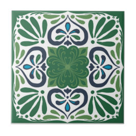 Talavera tile inspirerad kakelplatta