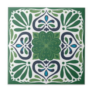 Talavera tile inspirerad kakelplatta