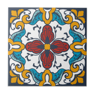 Talavera tile inspirerad kakelplatta