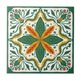 Talavera tile inspirerad kakelplatta