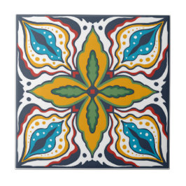 Talavera tile inspirerad kakelplatta