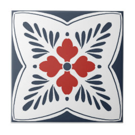 Talavera tile inspirerad kakelplatta