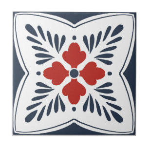 Talavera tile inspirerad kakelplatta