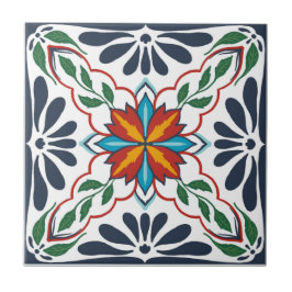 Talavera tile inspirerad kakelplatta