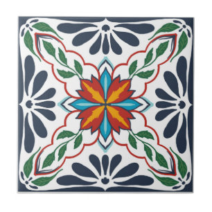 Talavera tile inspirerad kakelplatta