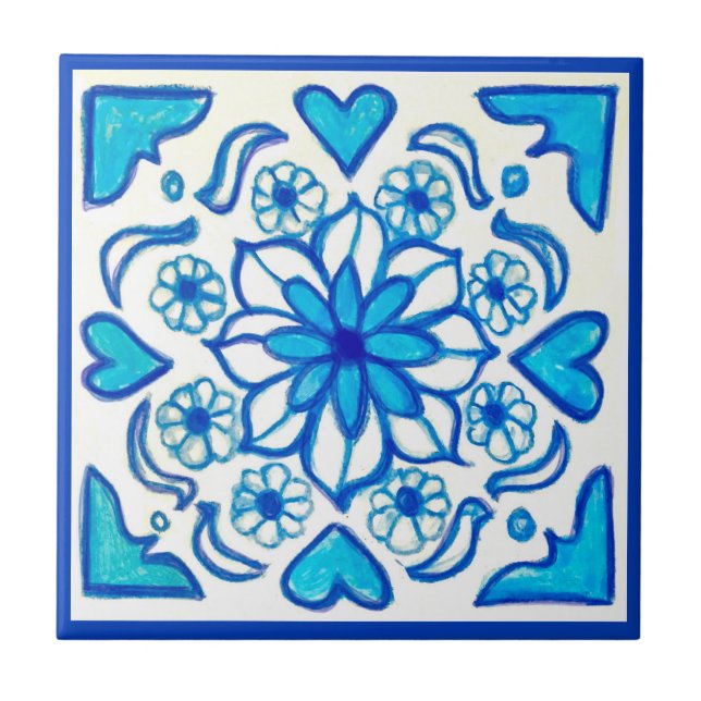 Talavera Tile Kakelplatta (Framsidan)