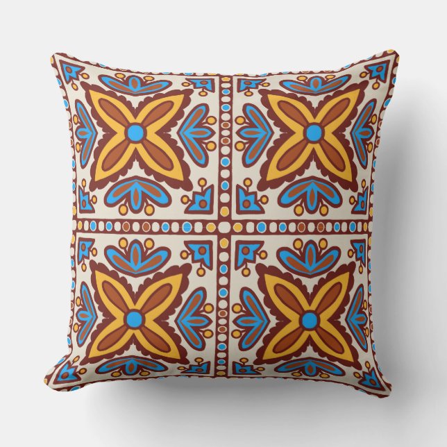 Talavera Tile Kudde (Framsida)