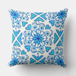 Talavera Tile Kudde