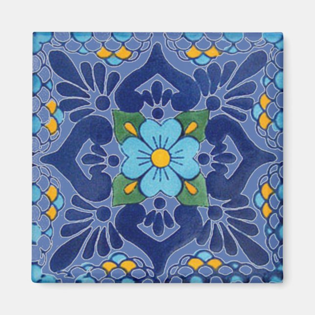 Talavera Tile Magnet (Framsidan)