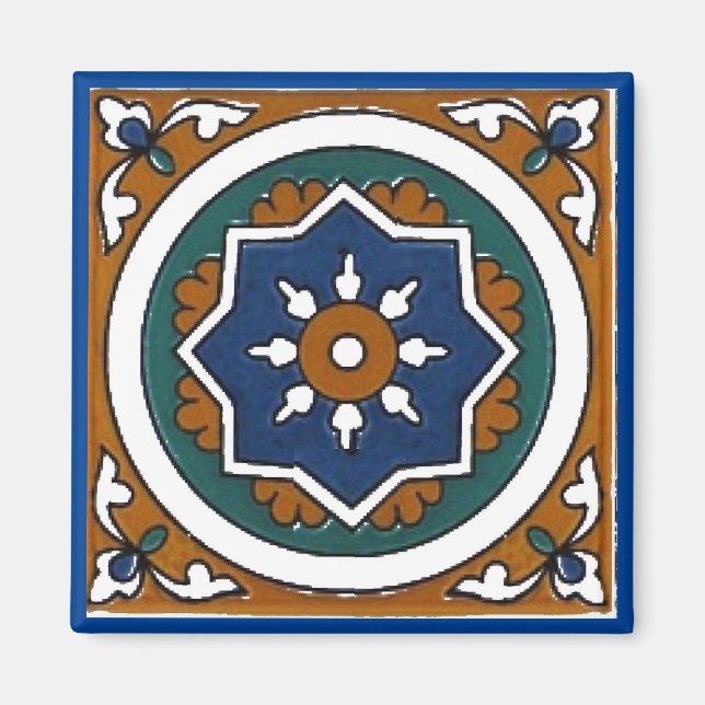 Talavera Tile Magnet (Framsidan)