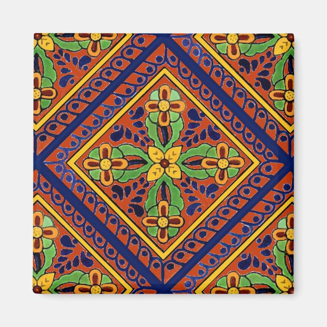 Talavera Tile Magnet (Framsidan)