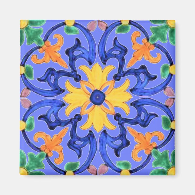 Talavera Tile Magnet (Framsidan)