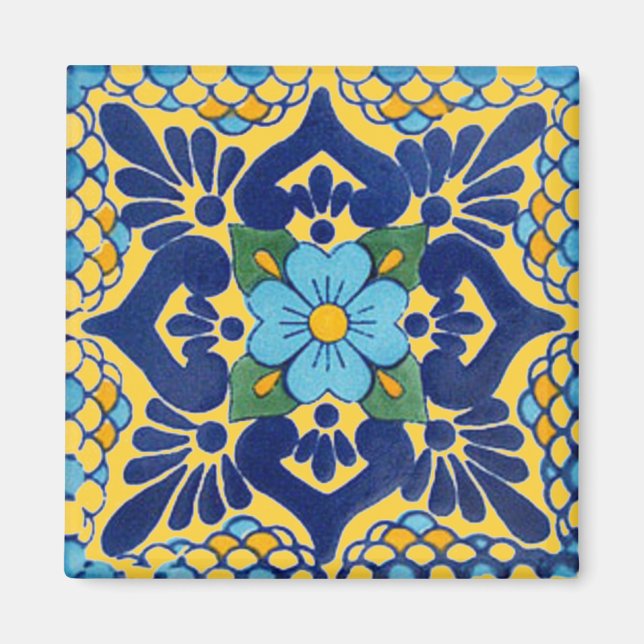 Talavera Tile Magnet (Framsidan)