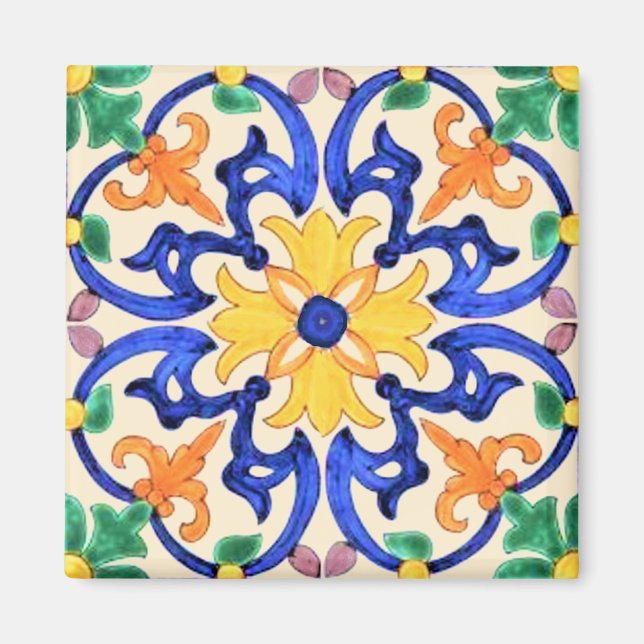 Talavera Tile Magnet (Framsidan)