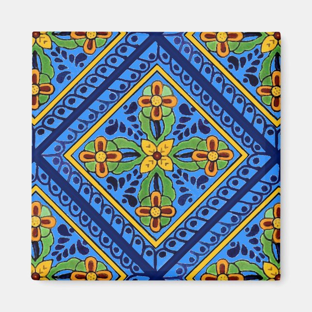 Talavera Tile Magnet (Framsidan)