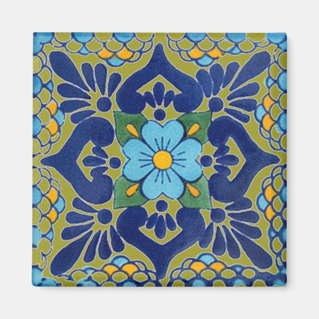 Talavera Tile Magnet (Framsidan)