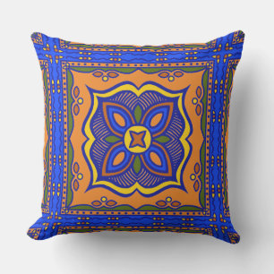 Talavera Tile Pillow Kudde