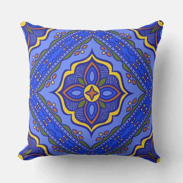 Talavera Tile Pillow Kudde (Framsida)