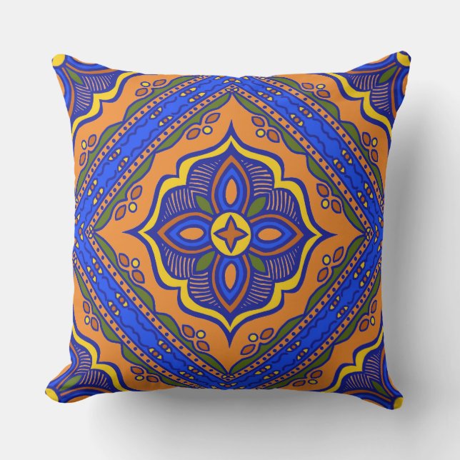 Talavera Tile Pillow Kudde (Framsida)