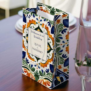 Talavera vintage Mexikanska bröllop välkomnades