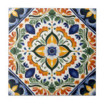 Talavera vintage Mexikanska bröllopsfavörer tryckt Kakelplatta<br><div class="desc">Azulejo blå portugisisk Talavera-plattor vintage Mexikansk hacienda-bröllopsfavörer tryckta keramiska plattor Medelhavsplattor Talavera tile mönster-plattor gör en underbar keepsaké för dina gäster Hacienda stil bröllop talavera fiesta</div>