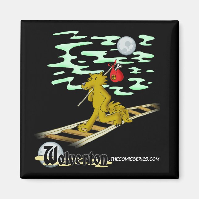 Talbot på spårar magnet (Framsidan)