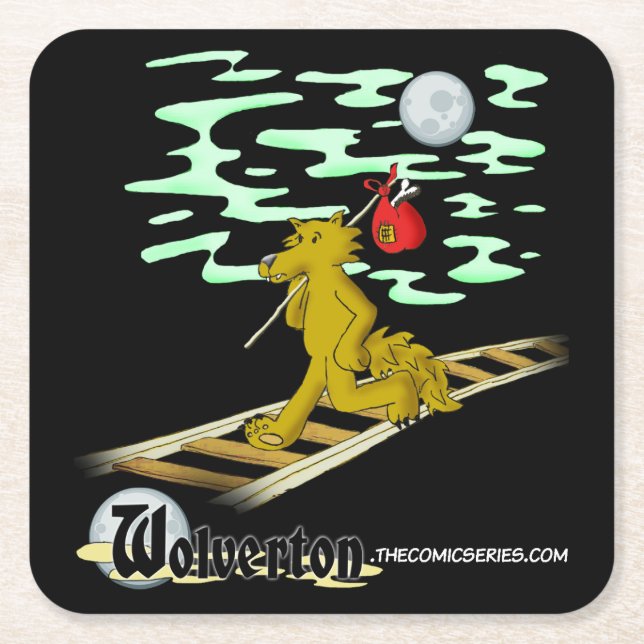 Talbot på spårar underlägg papper kvadrat (Framsidan)