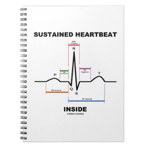 Tåld hjärtslaginsida (ECG/EKG) Anteckningsbok