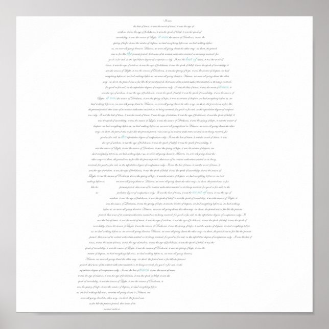 Tale of Two Cities Poster (Framsidan)