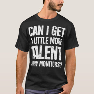 Talent Audio Ingenjör Funny Ljud Guy T Shirt