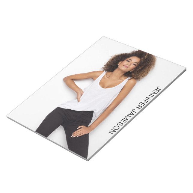 Talent Autograph Notepad 8.5x11 Actor Headshots Anteckningsblock (Vinklad)