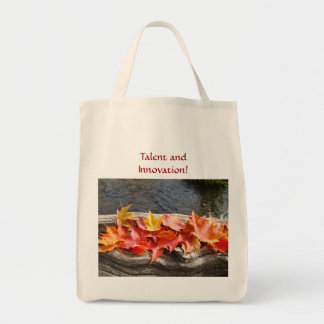 Talent och innovation! Tote Bags Höst Höstlöv Tygkasse