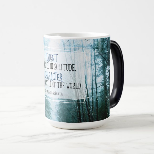 Talent och karaktär magisk mugg (Framsida höger)