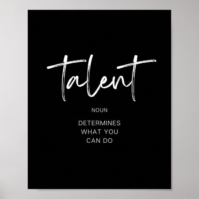 Talent Poster (Framsidan)