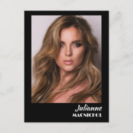 Talent Promo Postcard | Custom Photo and Logo Vykort