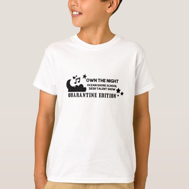 Talent Show Shirt - Kids (vit) T Shirt (Framsida)