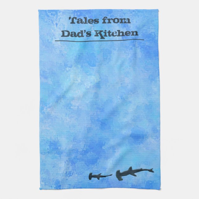 Taler från havet kökshandduk (Vertikal)